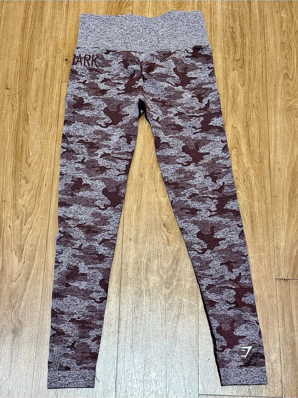 Gymshark Adapt Camo Seamless Leggings Purple & Gray